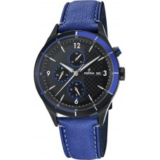 FESTINA Multifunction Blue Leather Strap F16994/2